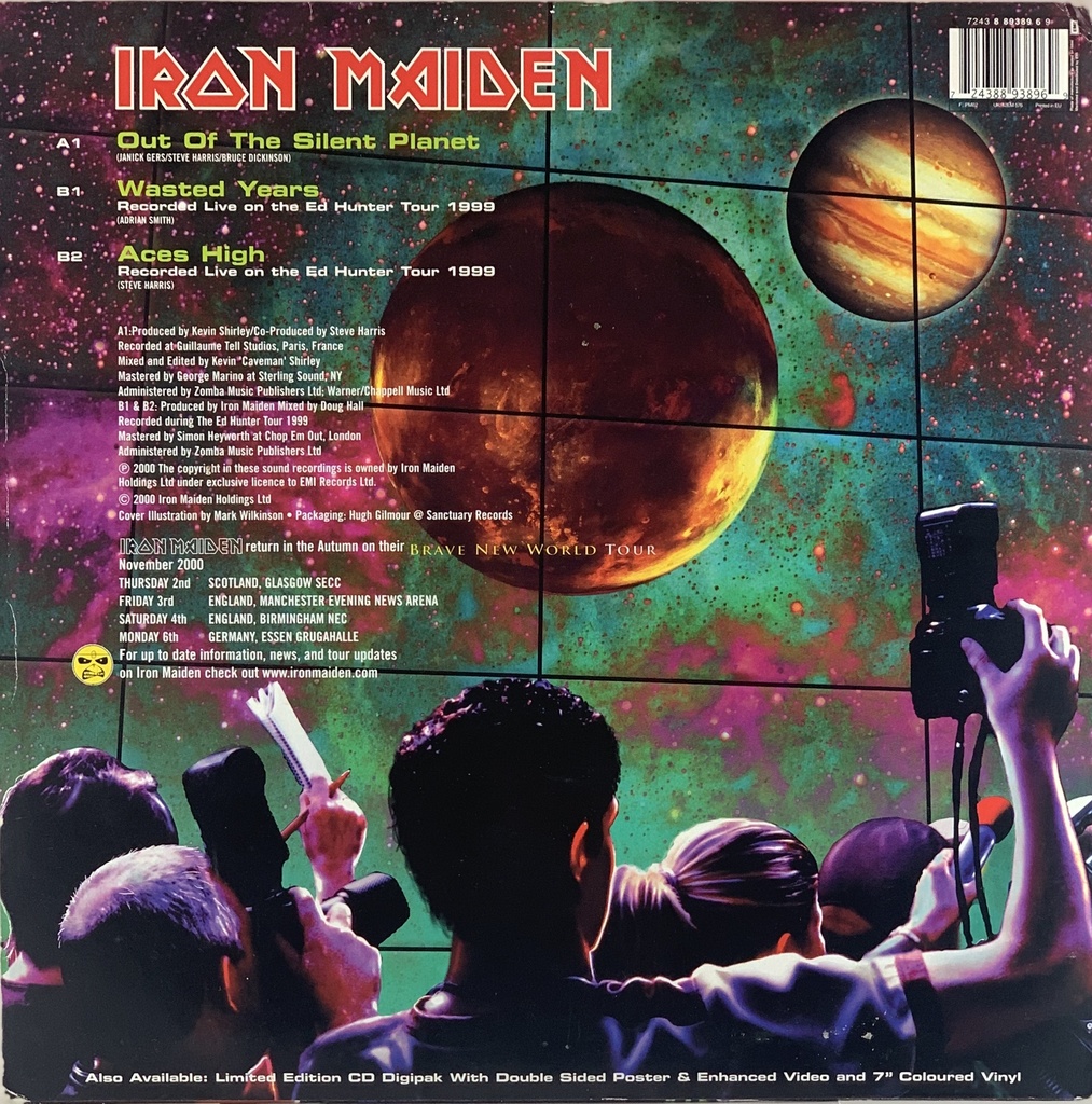 洋楽 IRON MAIDEN Out Of The Silent Planet Iron Maiden - Out of The Silent Planet (LP usado) | Tracks Rio